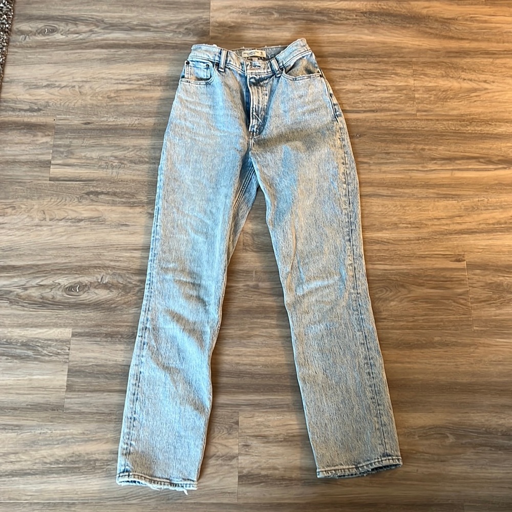 Size 25/0 90s Straight Ultra High Rise Curve Love Jeans